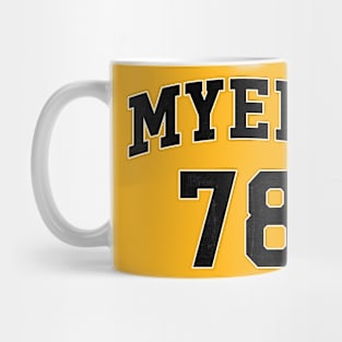 MYERS - vintage typography Mug